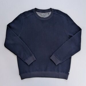 Toad & Co Navy Wool Blend Kennicott Crew Pullover L